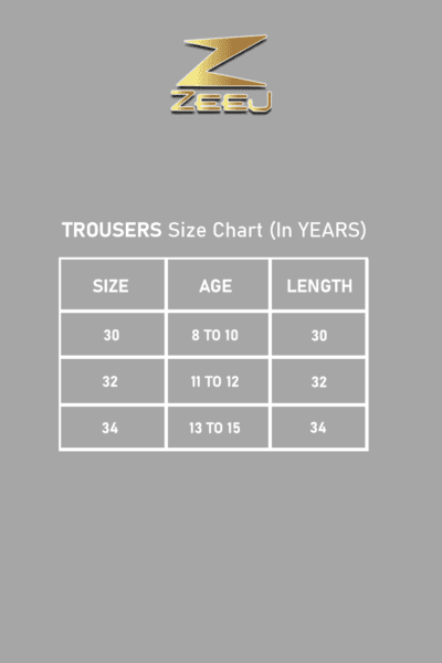 Trousers-Sizechart