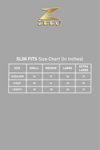 Coat size chart